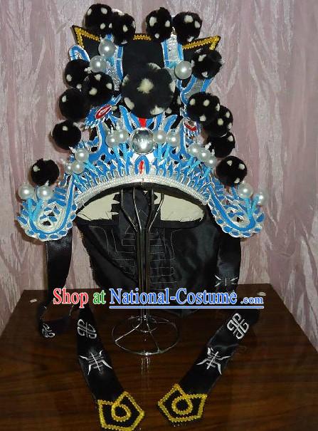 Chinese Peking Opera General Headpiece