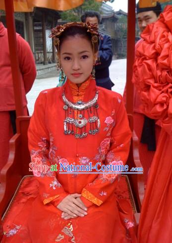 Traditional Chinese Wedding Headpiece for Brides