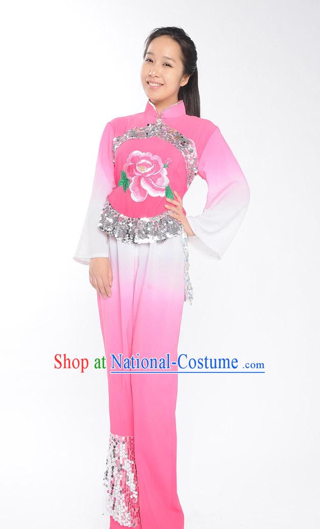 Traditional Chinese Folk Dance Costume for Women