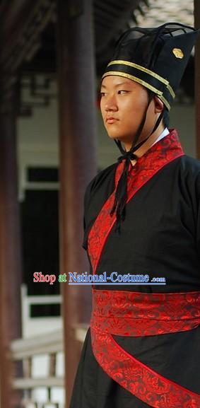 Chinese Classic Official Clothing and Hat for Men