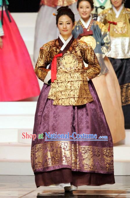 Ancient Korean Palace Empress Costumes Complete Set