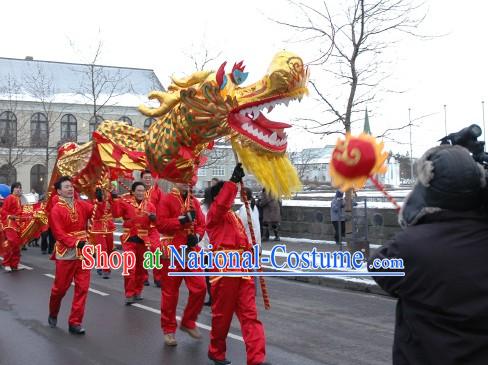 Peking Dragon Dance Equipment Complete Set