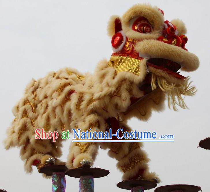 Professional Competition and Celebration Lion Dance Costume Complete Set