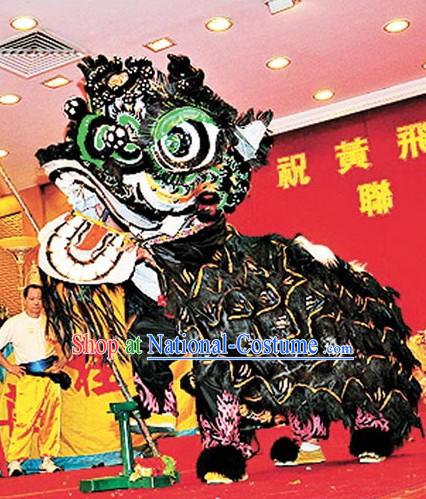 Folk FUT SAN Tiger Claw Pattern Lion Dance Costume Complete Set