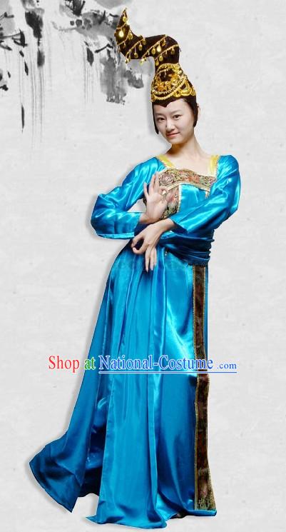 Tang Dynasty Imperial Dance Costume and Headpiece