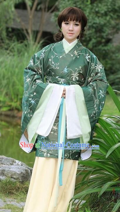 Traditional Chinese Ceremony Hanfu Clothing Complete Set for Women