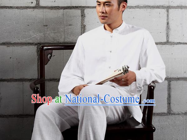 Traditional Chinese Meditation Monk Clothing for Men