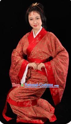 Ancient Chinese Imperial Princess Hanfu Clothing Complete Set