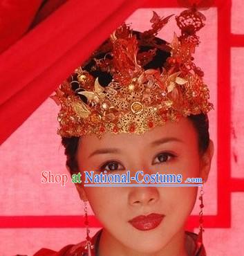 Ancient Chinese Royal Wedding Bride Phoenix Crown