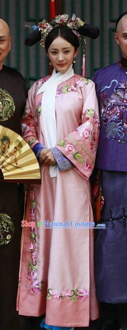 Ancient Chinese Qing Dynasty Princess Costumes