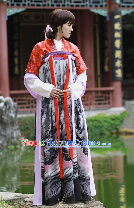 Ancient Chinese Tang Dynasty Clothing for Women