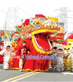 Super Large Dragon Dance Costumes for Display and Parade