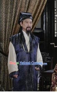 Gongsun Ce Costume and Hat Complete Set