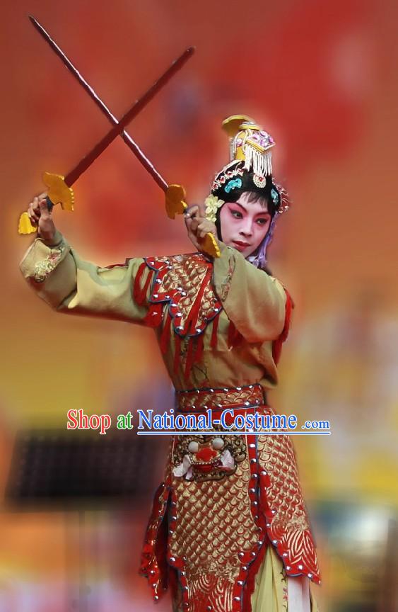 Peking Opera Yu Lin Jia Ba Wang Bie Ji Costume Set for Women