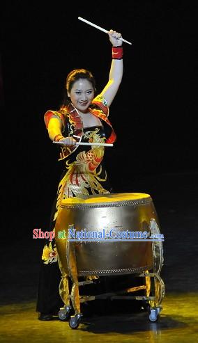 Chinese Leading Drummer Phoenix Costume Complete Set