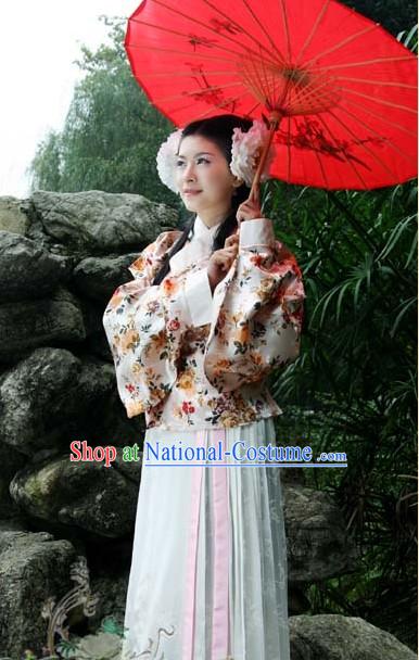 Traditional Chinese Hanfu Dress Complete Set for Women