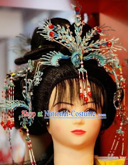 Chinese Classical Tang Dynasty Hair Decoration and Wig for Women