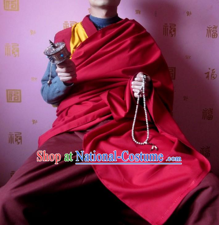 Chinese Tibetan Monk Robes Set