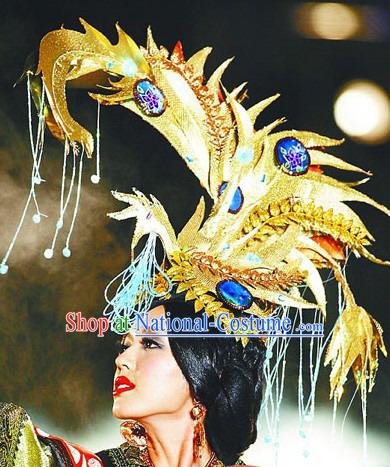 Chinese Beauty Contest Hair Decoration and Costumes Complete Set