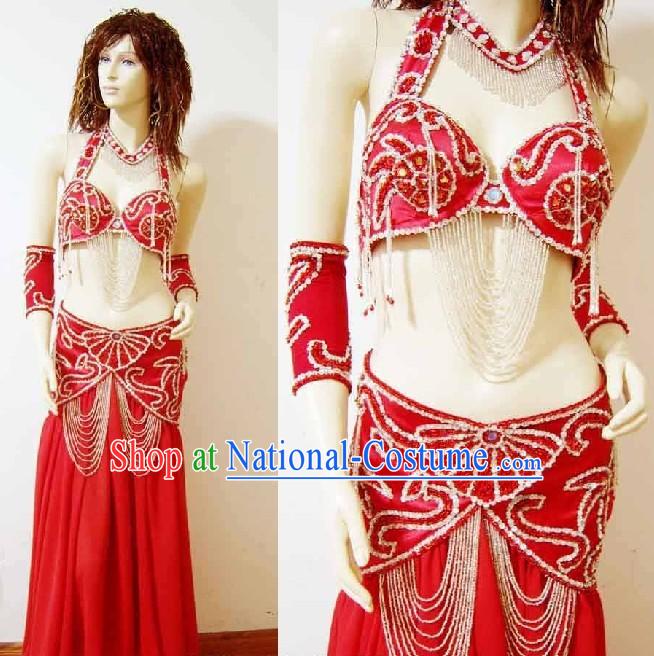 Traditional Belly Dance Costumes Complete Set for Women