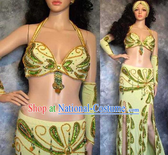 Custom Made Belly Dance Costumes Complete Set