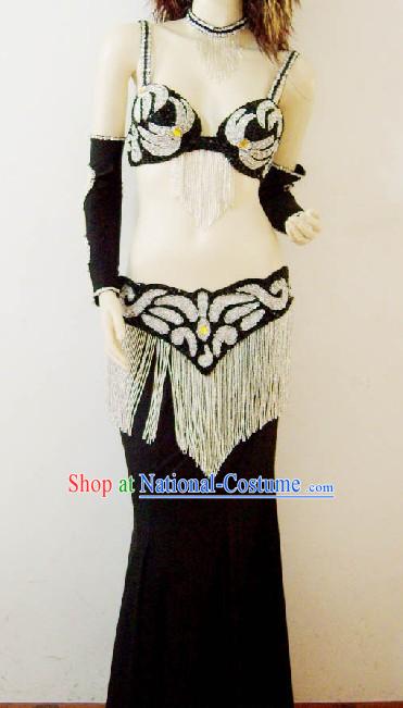 Top Competition Belly Dance Costumes Complete Set for Women