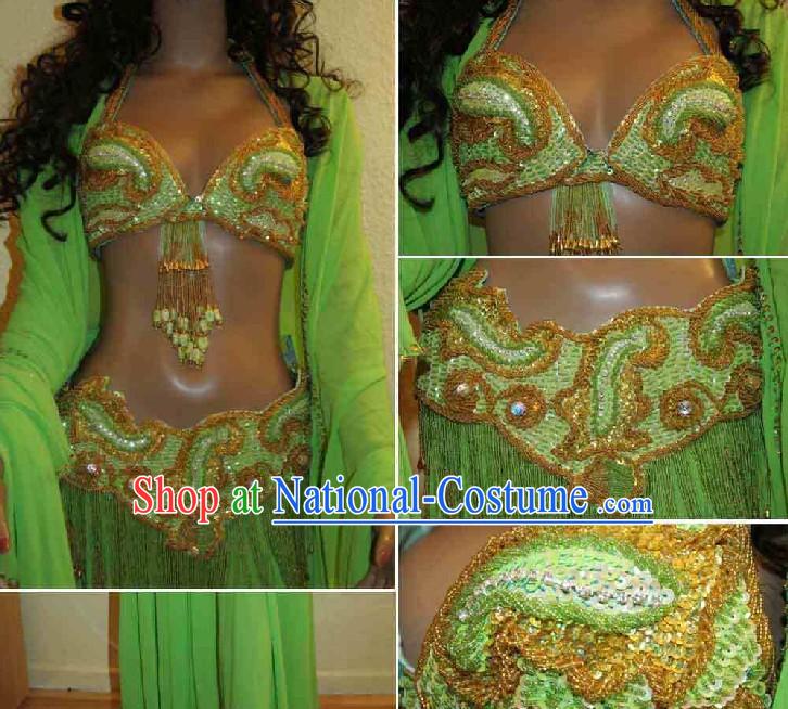 Top Belly Dance Performance Outfit Complete Set for Women