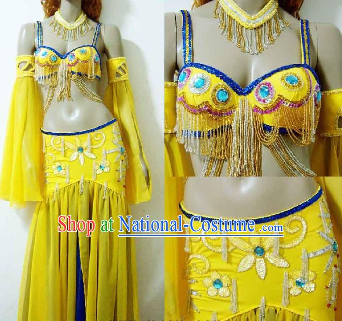 Egytian Belly Dance Costumes Complete Set for Women