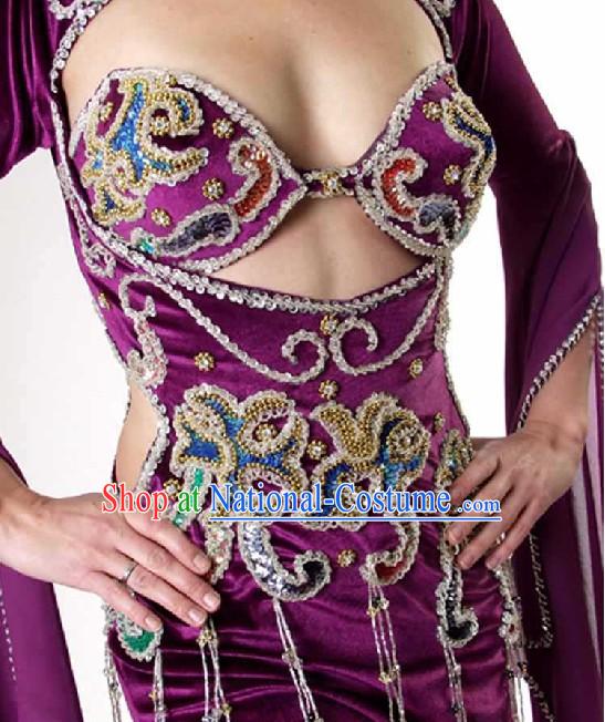 Hand Made Belly Dance Costumes Complete Set