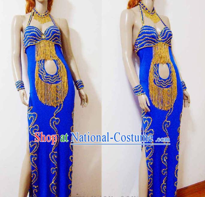 Top Egyptian Belly Dance Costumes Complete Set for Women