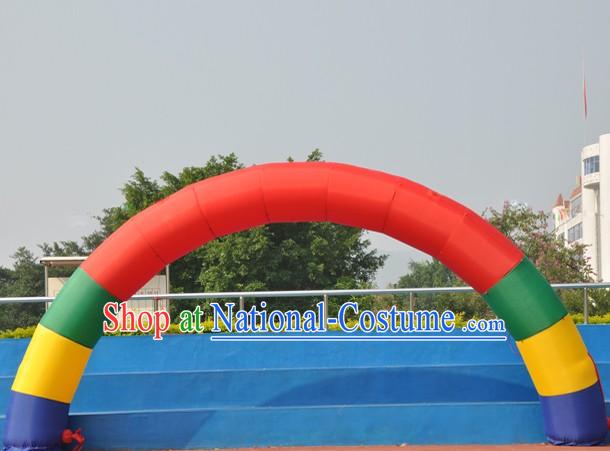 Happy Celebration Rainbow Inflatable Arches