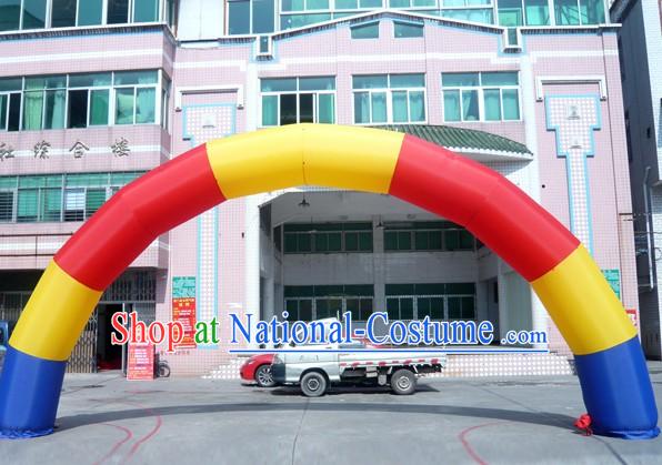 393 Inches Long Rainbow Inflatable Arches