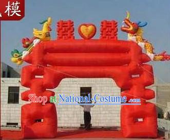 Chinese Wedding Inflatable Xi Dragon Phoenix