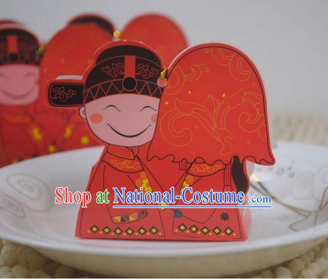 Traditional Chinese Wedding Sugar Box 100 Pieces Set