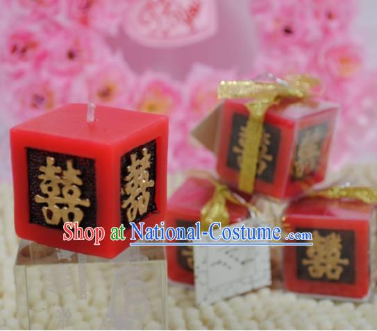 Traditional Chinese Wedding Candle 10 Pieces Set