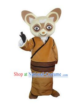 Chinese Kung Fu Tai Chi Mouse Adult Mascot Costumes Complete Set