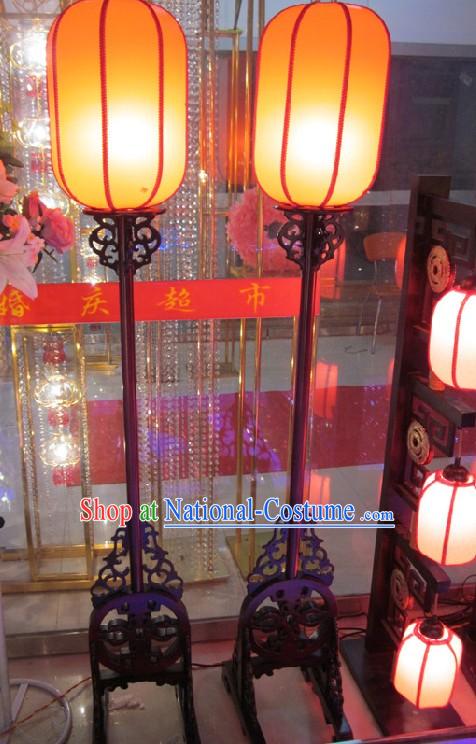 64 Inches High Chinese Wedding Palace Lantern Complete Set