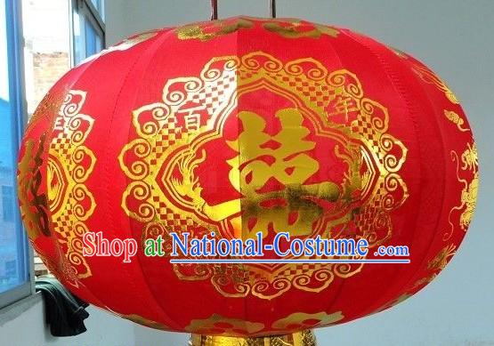 Traditional Chinese Red Phoenix Lantern