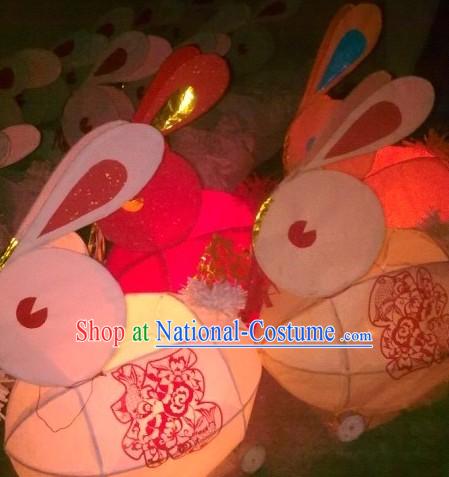 Chinese Handmade Rabbit Lantern