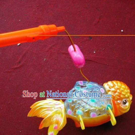 Chinese Happy Festival Celebration Goldfish Lantern