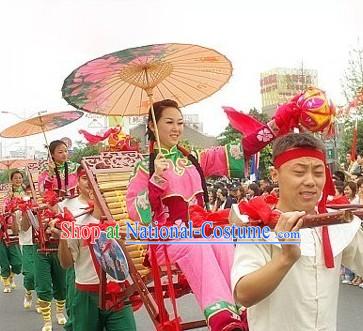 Hand Painted Chinese Dance Umbrella