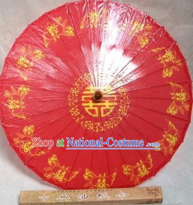 Chinese Red Wedding Umbrella