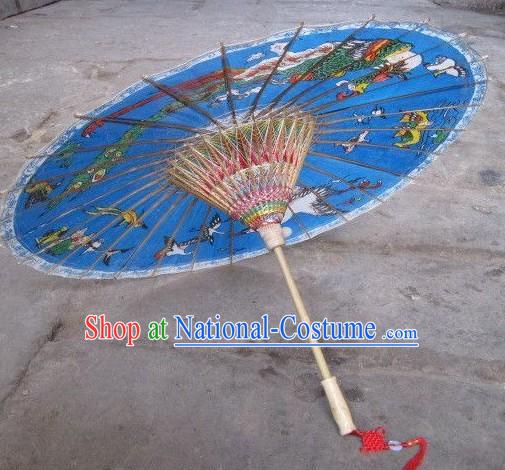 Chinese Hand Made Waterproof Sun Decoration Umbrella