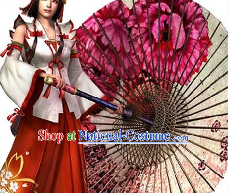 Large Cosplay Flower Umbrella