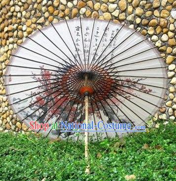 Chinese Hand Made Plum Blossom Umbrella