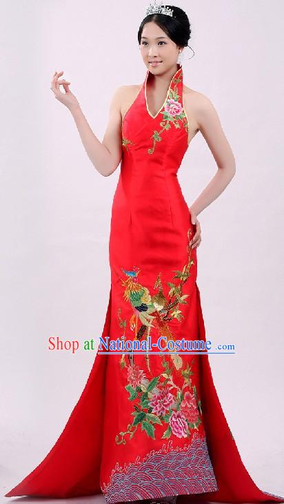 Stunning Chinese Wedding Phoenix Evening Dress