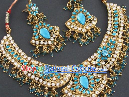 Traditional Indian Necklace Jewelry Set - Braveness