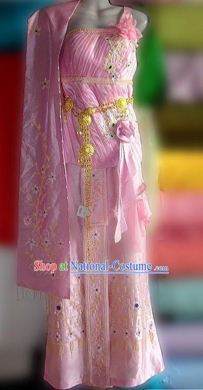 Traditional Thailand Palace Clothing Set for Women