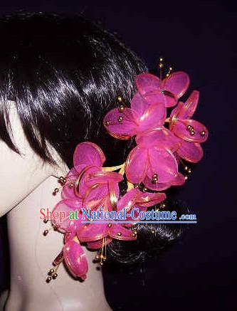 Thailand Pink Hair Decoration Flower for Women