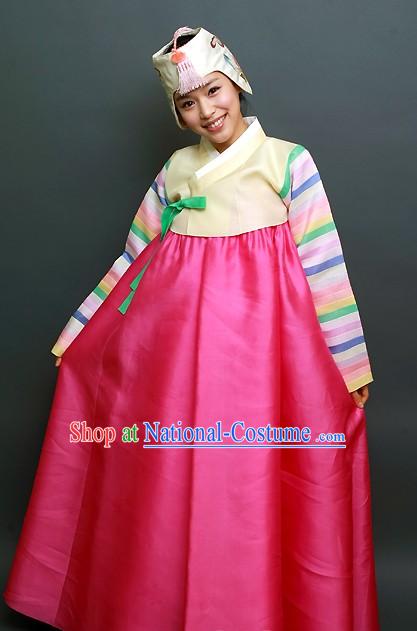 Traditional Korean Hanbok Coat Set for Women